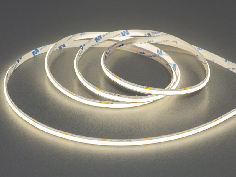 COB LED стрічка 24В, 480 діодів на метр, 8мм, нейтральний