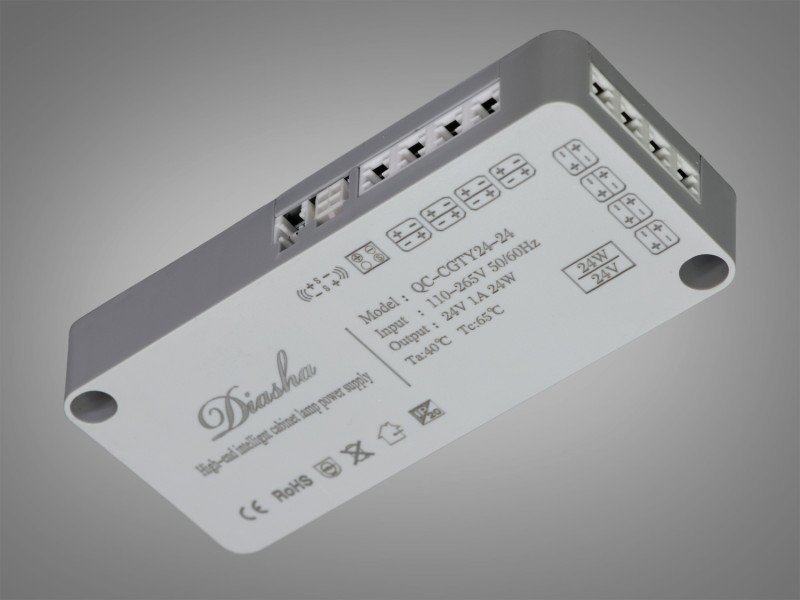 Тонкий керований блок живлення 24В, 24Вт, 1А