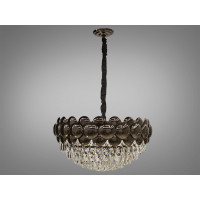 Кришталева люстра 13ламп цколь Е14 , чорний хром