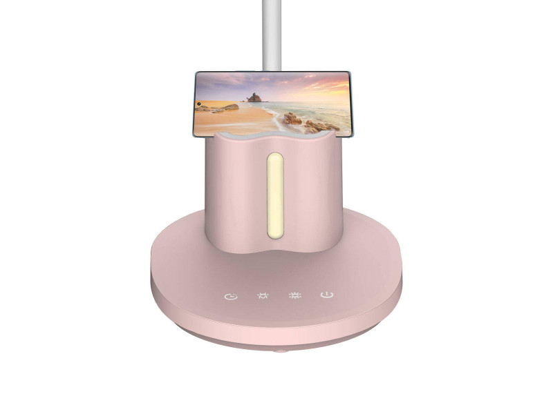 Лампа настільна гнучка світлодіодна Sirius BL-1503 рожева