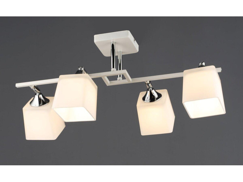 Люстра стельова VALESO B N6646/4 WT+CR на 4 плафони
