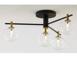 Люстра VALESO 9719-4 BK+Copper