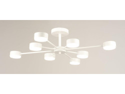 Люстра біла на 8 ламп B N6827/8 WT