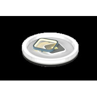 Світлодіодна пристельова люстра 2H-005, Білий+Чорний