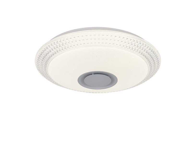 Світлодіодний музичний світильник смарт LY578-400 WH для вітальні та спальні 48W+5W RGB Білий