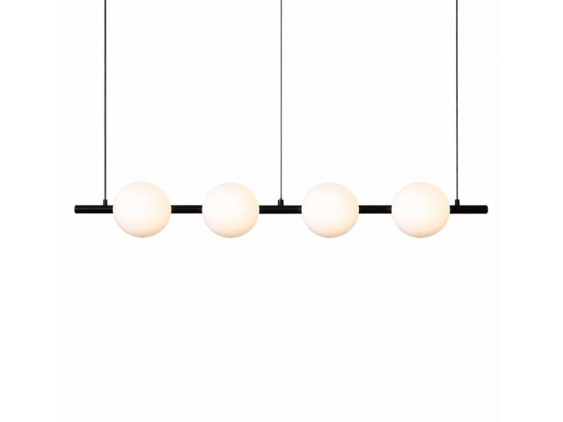 Півісна люстра на чотири плафони G5105-4 BK