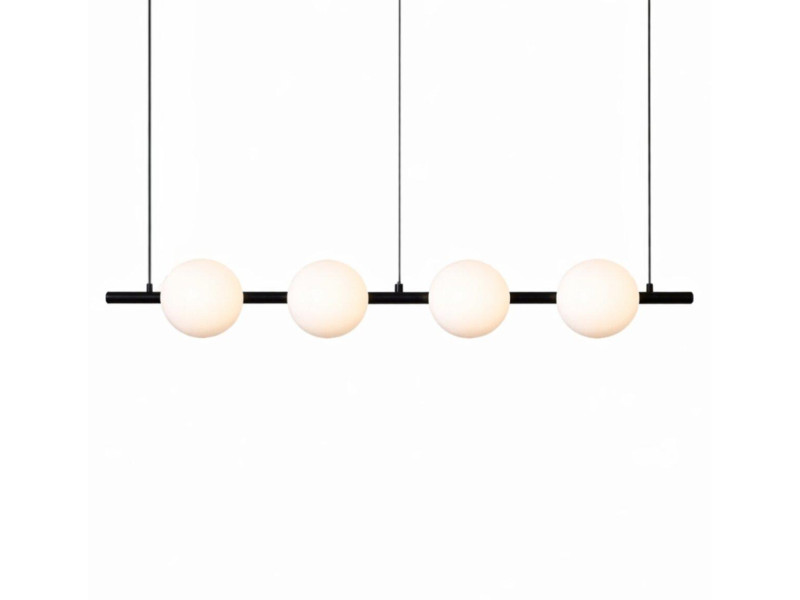 Півісна люстра на чотири плафони G5105-4 BK