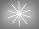 Стельовий LED світильник 70 Вт висота 24 см білий матовий корпус
