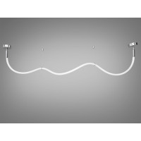 LED люстра - шланг, 22W, срібна люстра