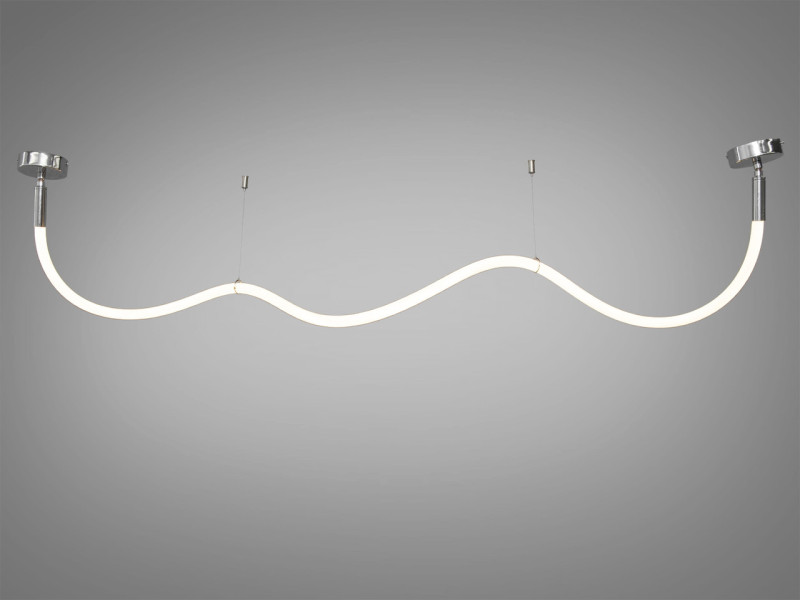LED люстра - шланг, 22W, срібна люстра