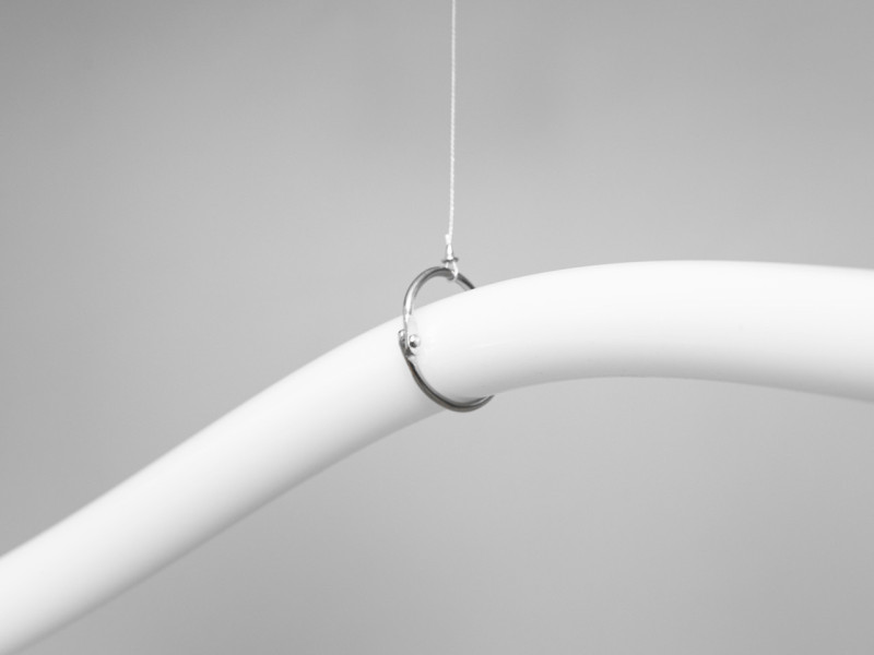LED люстра - шланг, 22W, срібна люстра
