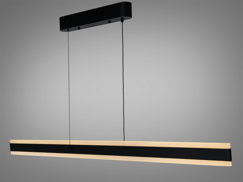 Люстра підвісна LED чорна 58 Вт