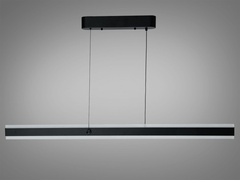 Люстра підвісна LED чорна 58 Вт